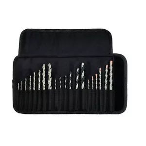 Drill Bit Set Metabo 20 pcs in Roll-Up Case, model 626729000