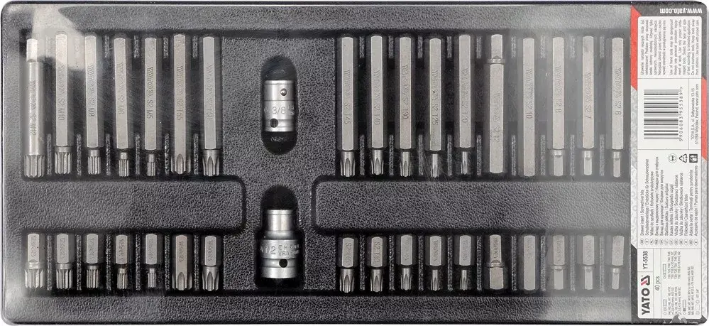 Screwdriver bit set YATO YT-5538 Photo 2