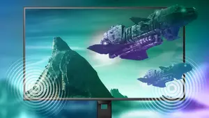 Iebūvēti stereo skaļruņi multividei
