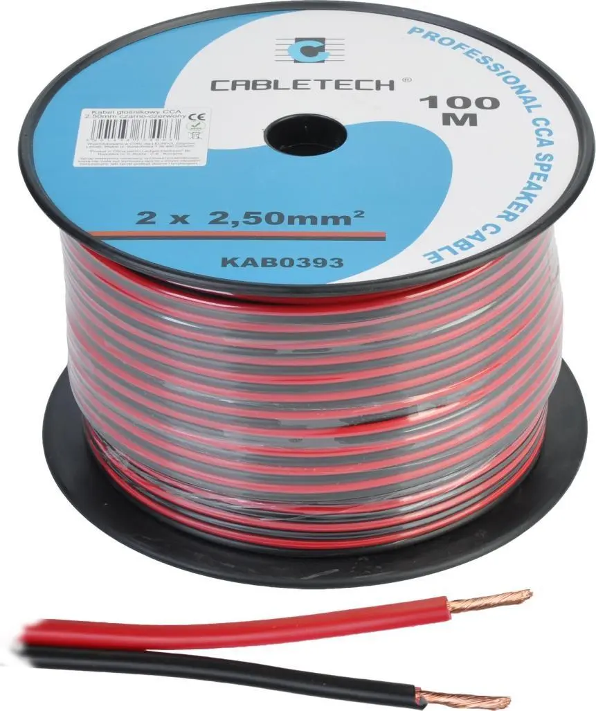 Кабель для колонок Cabletech CCA 2,5 мм Photo 3