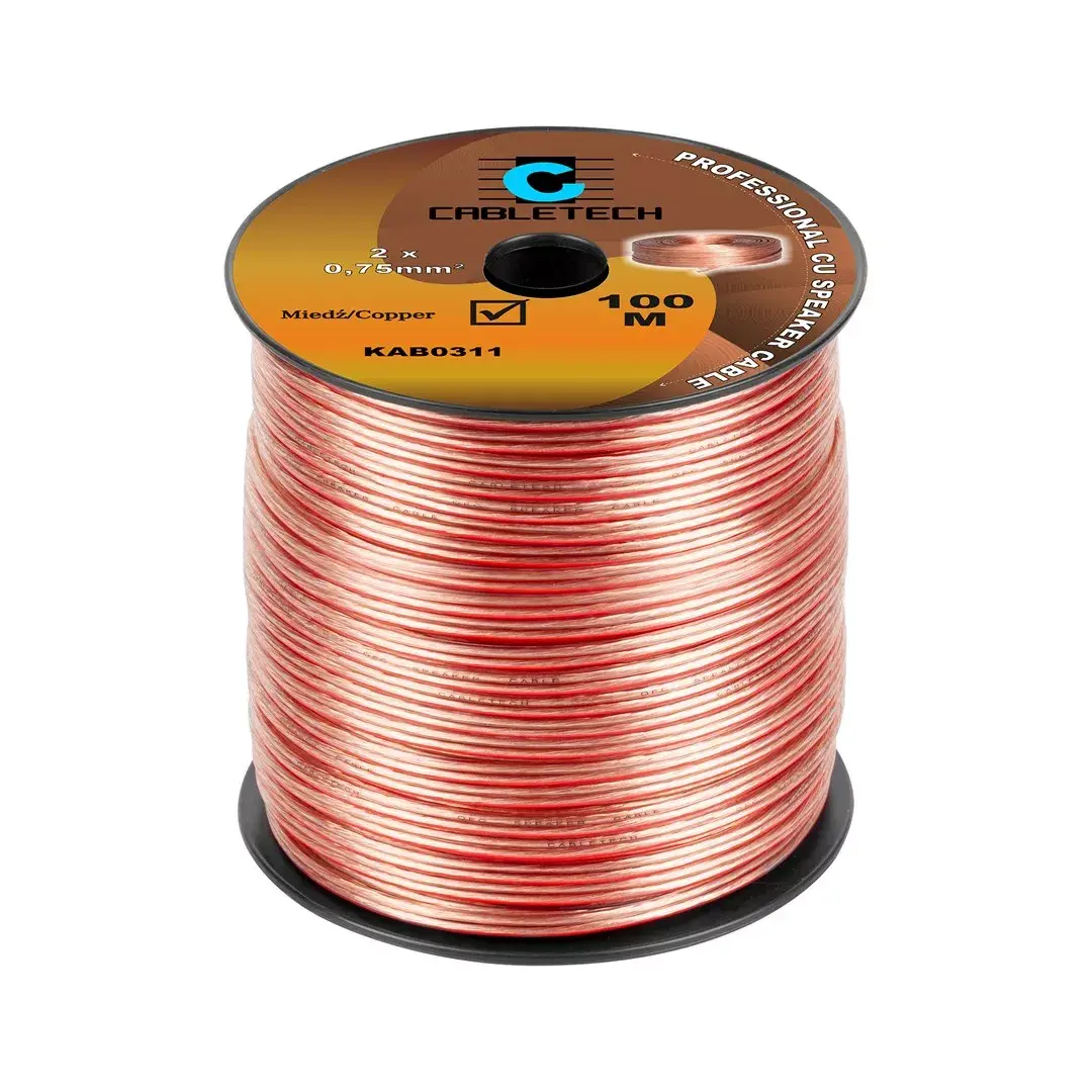 Skaļruņu kabelis Cabletech 0,75 mm² Photo 2