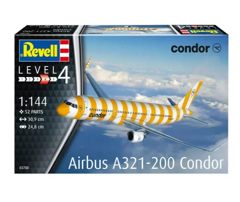 REVELL A321-200 CONDOR plastmasas modelis 1:144 Photo 2