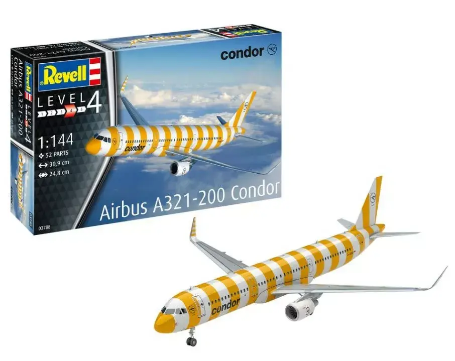REVELL A321-200 CONDOR plastmasas modelis 1:144 Photo 6