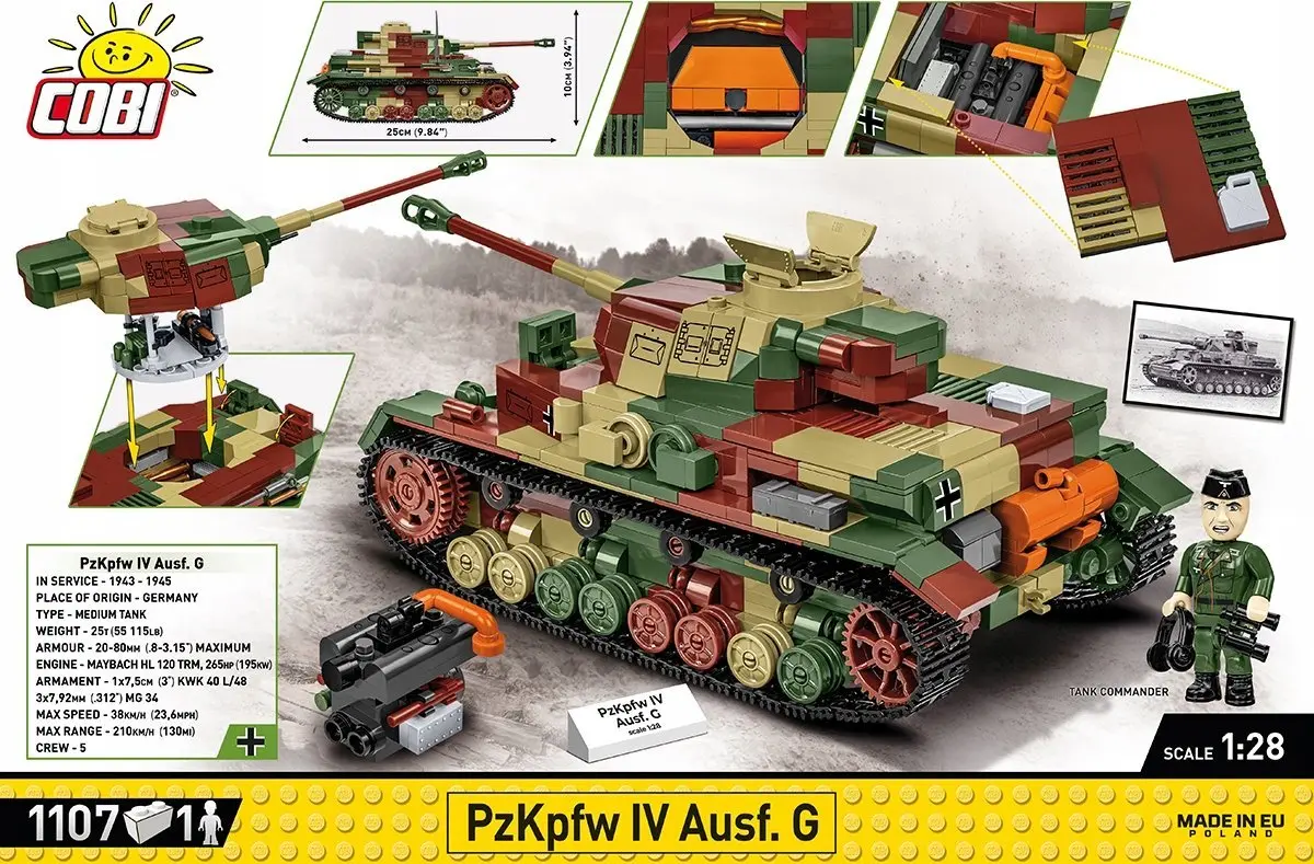 Конструктор COBI PzKpfw IV Ausf. G Photo 5