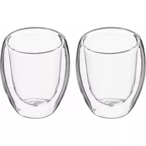 Glass Coffee Cup Set Secret de Gourmet Transparent 7 cl — 2-piece