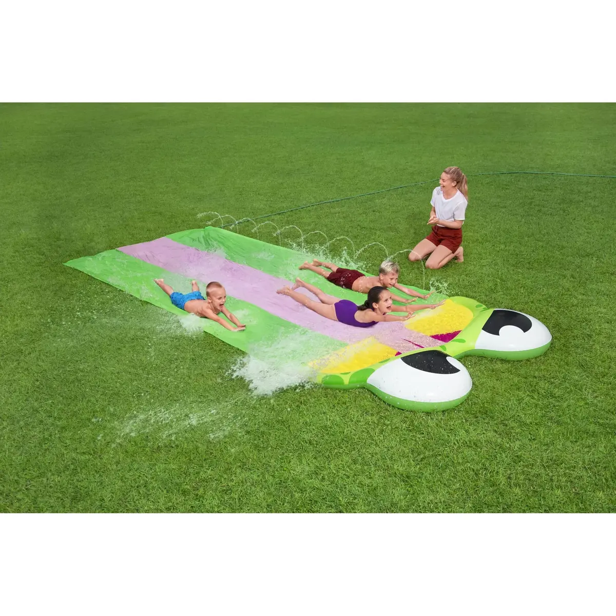 Dārza ūdens slaids Bestway H2OGO! Friendly Frog Slide Photo 16