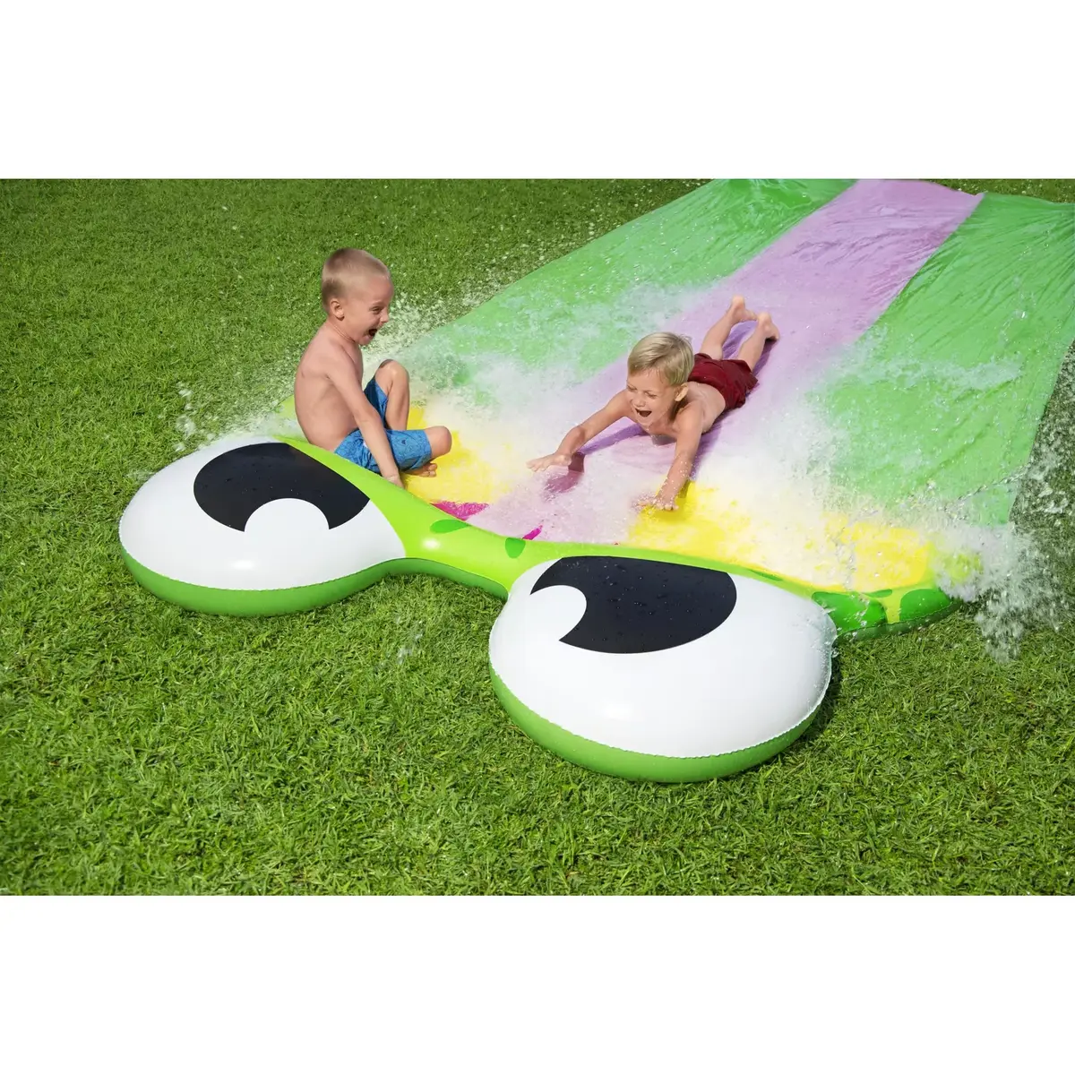 Dārza ūdens slaids Bestway H2OGO! Friendly Frog Slide Photo 20
