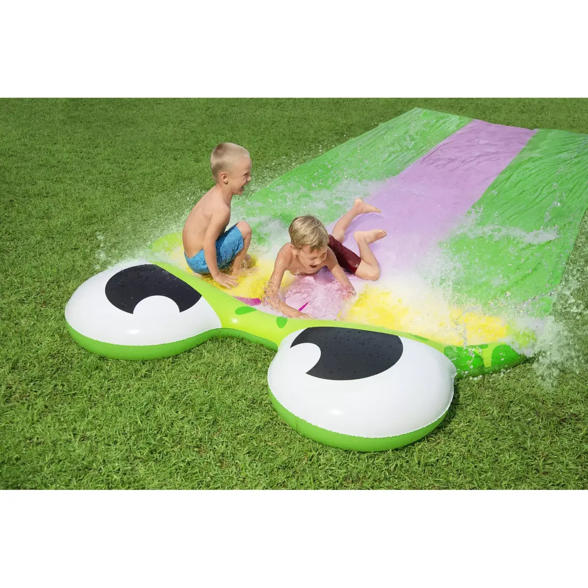 Dārza ūdens slaids Bestway H2OGO! Friendly Frog Slide Photo 21