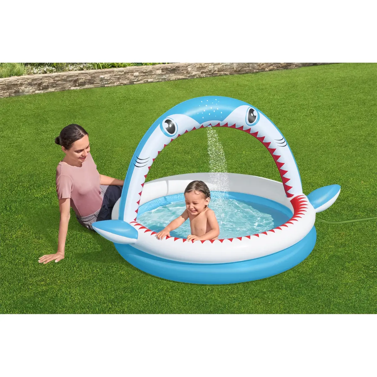 Piepūšamais baseins Bestway Sharktastic 1,63×1,27×0,92 m Photo 9