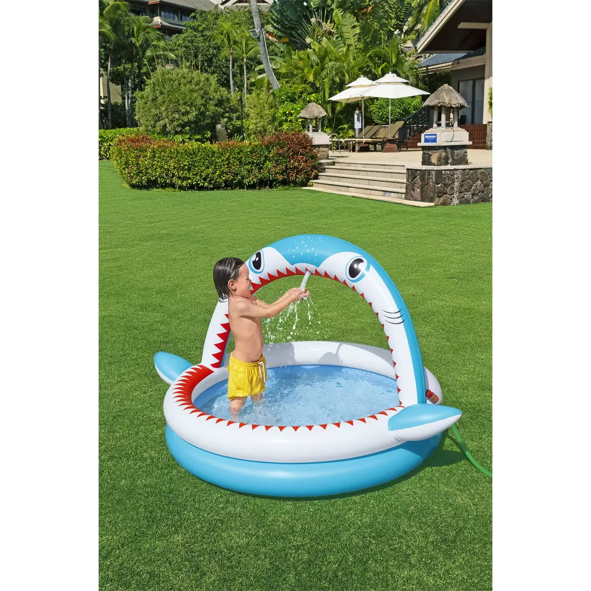 Piepūšamais baseins Bestway Sharktastic 1,63×1,27×0,92 m Photo 10