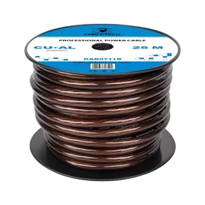 Automotive cable Cabletech 2Ga OD12mm CU+AL – 2 gauge, 12 mm outer diameter, copper+aluminum conductor