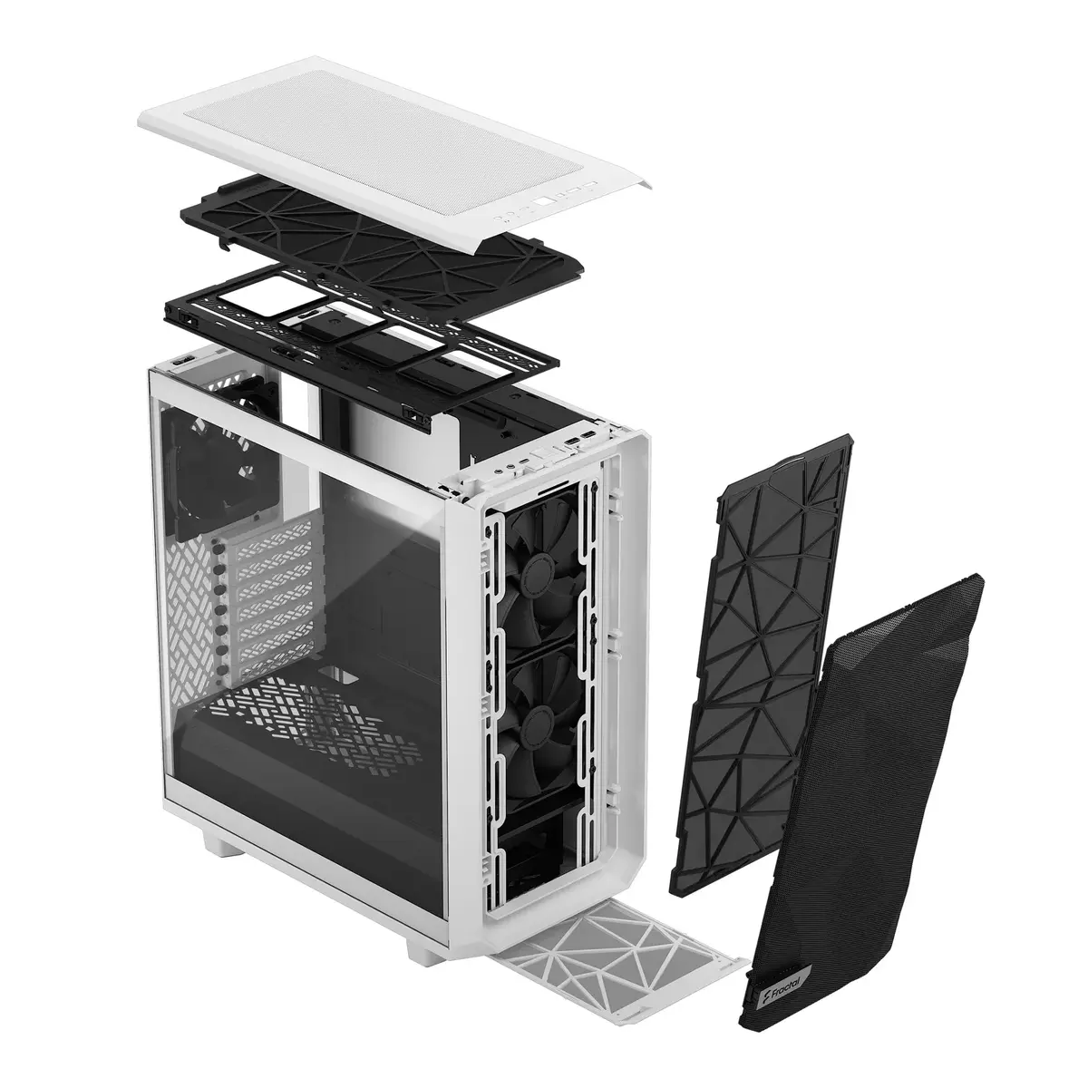 Fractal Design Meshify 2 Compact корпус — белый Photo 17