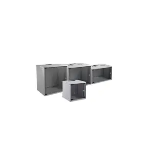 Wall-mounted rack cabinet EFB Elektronik WGB-1909GR.60 — 9U capacity, max load 80 kg, grey
