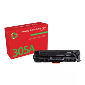 Тонер Xerox Toner Everyday HP 305A CE410A Черный 2500 страниц