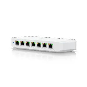 Pārvaldāms L2 gigabitu Ethernet PoE slēdzis Ubiquiti Ultra 210W USW-ULTRA-210W, 10/100/1000 Mbps, balts