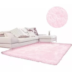 Living Room Shaggy Rug 120x160 cm Pink