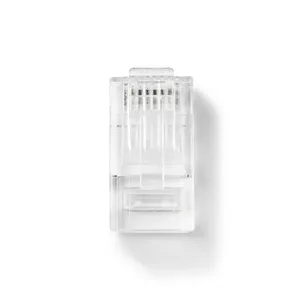 Разъем RJ45 Nedis CCGB89331TP Прозрачный Мужской 10 шт