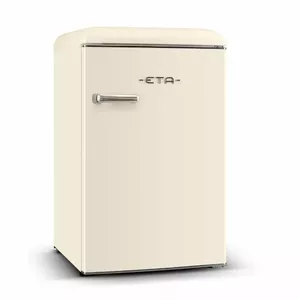 Refrigerator ETA Storio retro ETA253590040E, 110 L total, 92 L fridge, 18 L freezer, 38 dB, height 90 cm, beige, energy class E