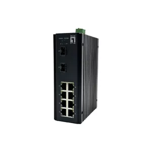 Pārvaldāms slēdzis LevelOne 10-Port L2 Plus Industrial Switch