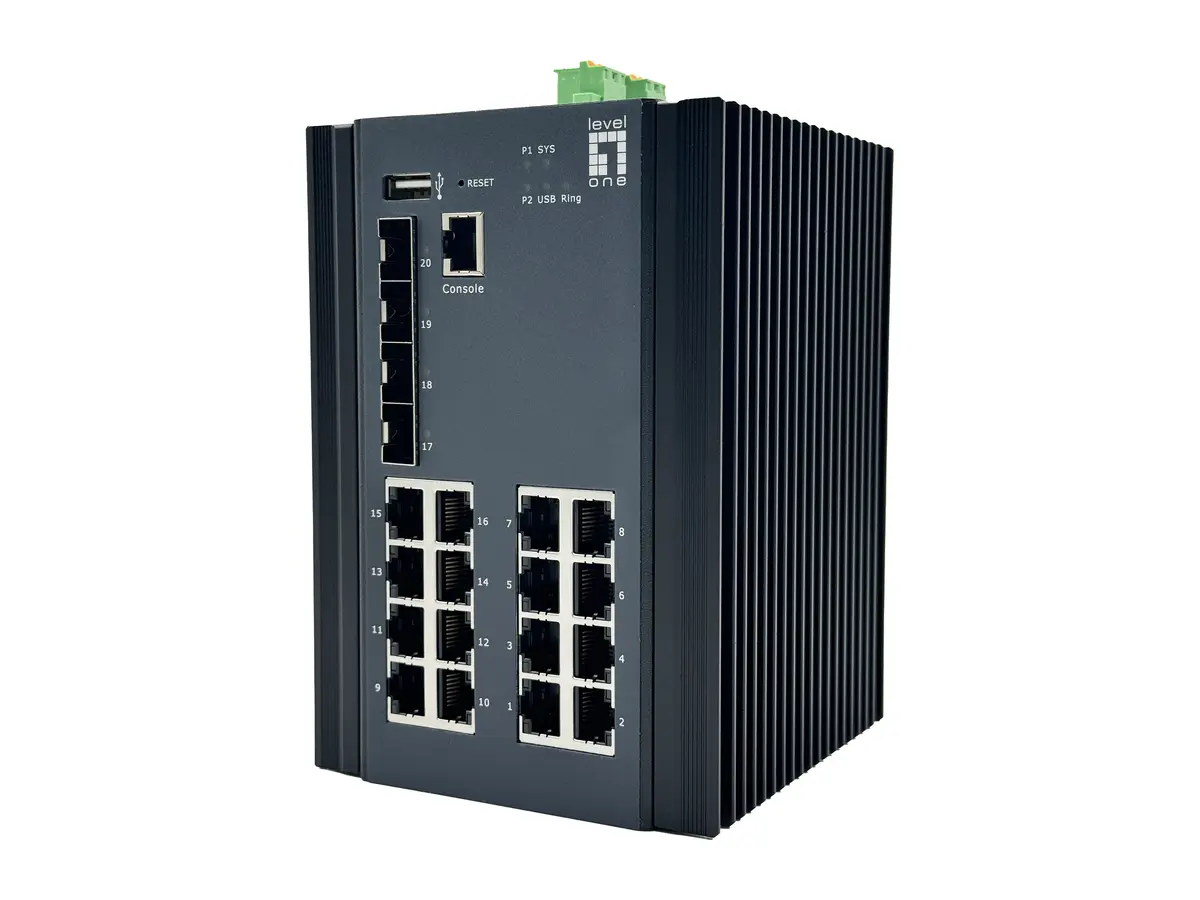 LevelOne IGU-2071 20-portu L2 Plus pārvaldāms