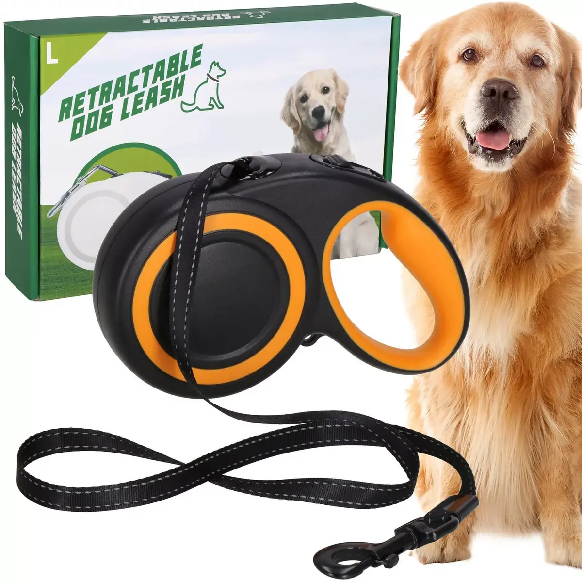 Dog leash Springos PA0258 Photo 4