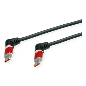 ROLINE USB Cable USB 2.0 2m USB C Black Red 11.02.8348