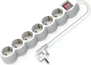 Power Extension VALUE 19.99.0956 3m 6 AC Outlets Indoor White