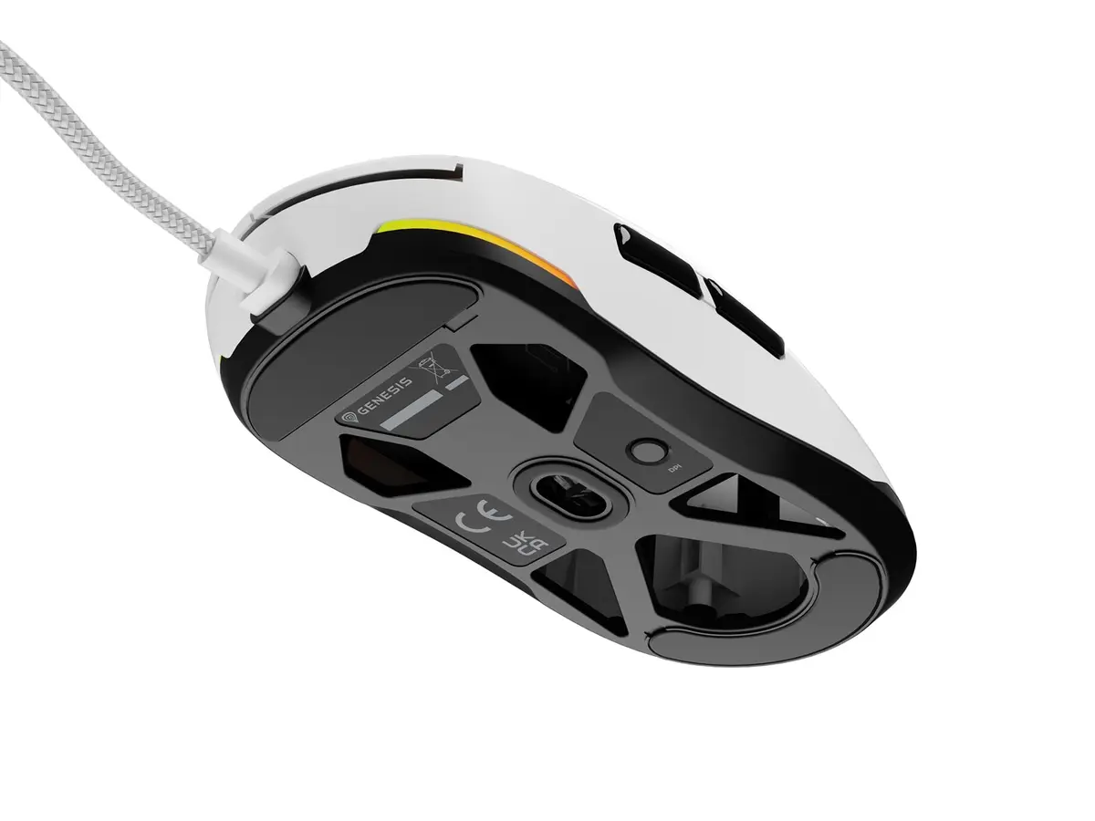 GENESIS Krypton 660 White Gaming Mouse Photo 27