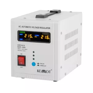 Automatic Voltage Stabilizer KEMOT SER-1000, model SER-1000, single-phase voltage regulation