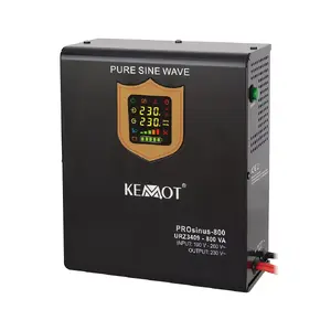 KEMOT PROsinus-800 avārijas barošanas avots, 12V uz 230V, 800VA/500W, tīrs sinusa vilnis