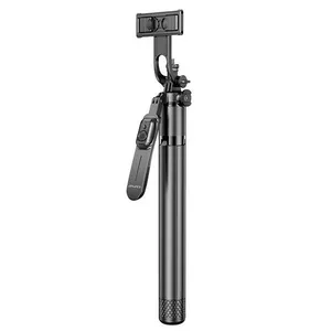 Selfie stick Awei X56 aluminium black — extendable handheld mount for smartphones