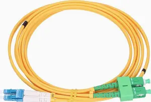 Patch cord electro base SC/APC to LC/UPC duplex 2 m single-mode LSZH