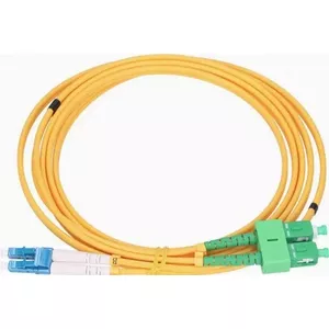 Patch Cord fiber optic electro base SC/APC to LC/UPC duplex 1.0 m LSZH