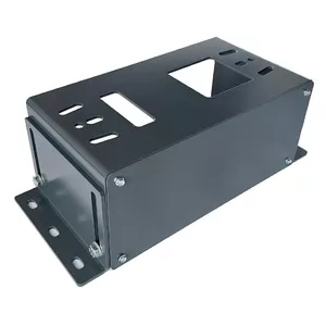 Montāžas pamatne vārtu piedziņām, saderīga ar NICE FAAC GENIUS BENINCA KEY CAME ROGER, augstums 15,5–24 cm, cinkota RAL7016