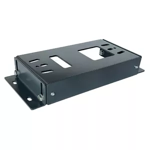 Montāžas pamatne vārstu mehānismam 6,5–10,5 cm, cinks RAL7016 — saderīga ar NICE FAAC GENIUS BENINCA KEY CAME ROGER