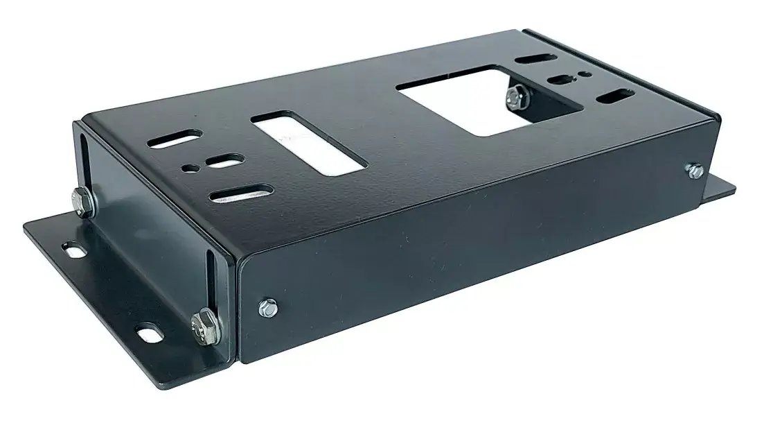 Mounting base 6.5–10.5 cm zinc RAL7016 for gate operators Photo 2