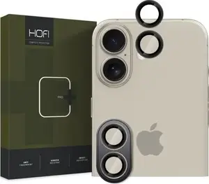 Ekrāna gredzens Hofi Camring Pro+ priekš Apple iPhone 16 / 16 Plus, melns