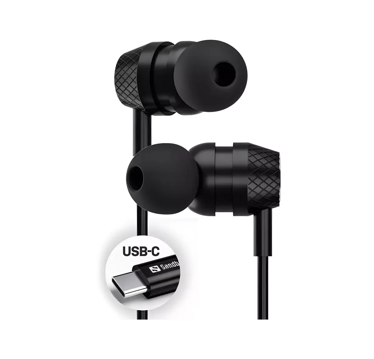 Наушники Sandberg USB-C/A In-Earset с линейным микрофоном Photo 2