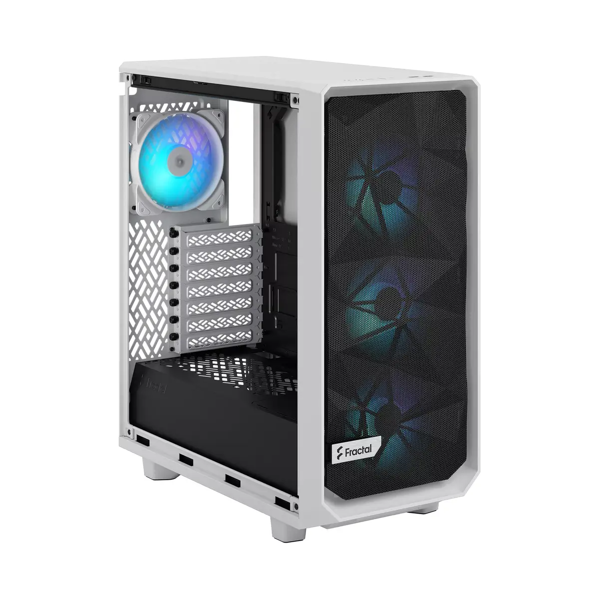 Корпус Fractal Design Meshify 2 Compact RGB White Photo 9