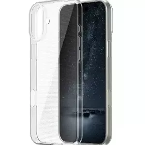 Silicone case Mocco for Apple iPhone 16 Plus, 2 mm thickness, model MO-BC2MM-IP-16PL-TR