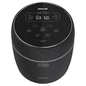 Rice cooker SENCOR SRM0671BK, 0.6–1.5 L capacity, 700 W, Low Carb function, 8 programs