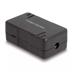 DeLOCK Network Connection Box LSA Cat.6 black Metal Plastic 41mm 69mm 26mm