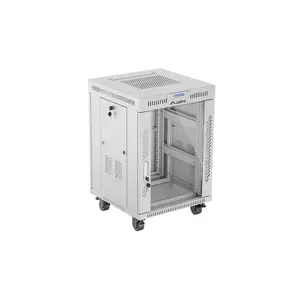Напольный шкаф LANBERG FF01-6615-12SL 15U, 600×600×922 мм, 1200 кг, IP20, серый