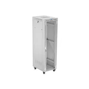 Напольный шкаф LANBERG FF01-6842-12SL 42U, 600×800 мм, высота 2121 мм, нагрузка 1200 кг, IP20, серый