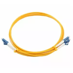 Fiber patch cable electro base LC/UPC to LC/UPC Singlemode Duplex 1.5 m LSZH