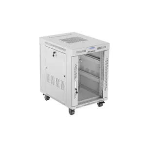 Напольный шкаф LANBERG FF01-6815-12SL 15U, 600×800×922 мм, грузоподъёмность 1200 кг, IP20, серый