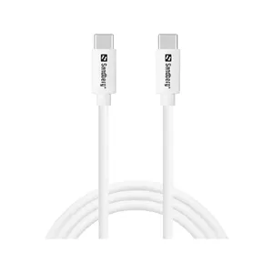 Sandberg USB-C Charge Cable 1M 65W USB 3.2 Gen 1 White