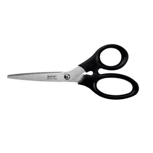 Scissors Leitz 54240095 Office scissors Straight cut Black Stainless steel 185 mm