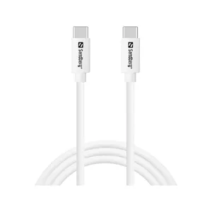 Sandberg USB-C > USB-C 65W 1M SAVER Cable White