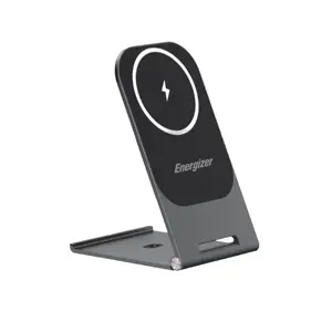 Car Wireless Charger Energizer WCP102 — Auto smartphone charger, wireless, input 5/9/12V, aluminium/black